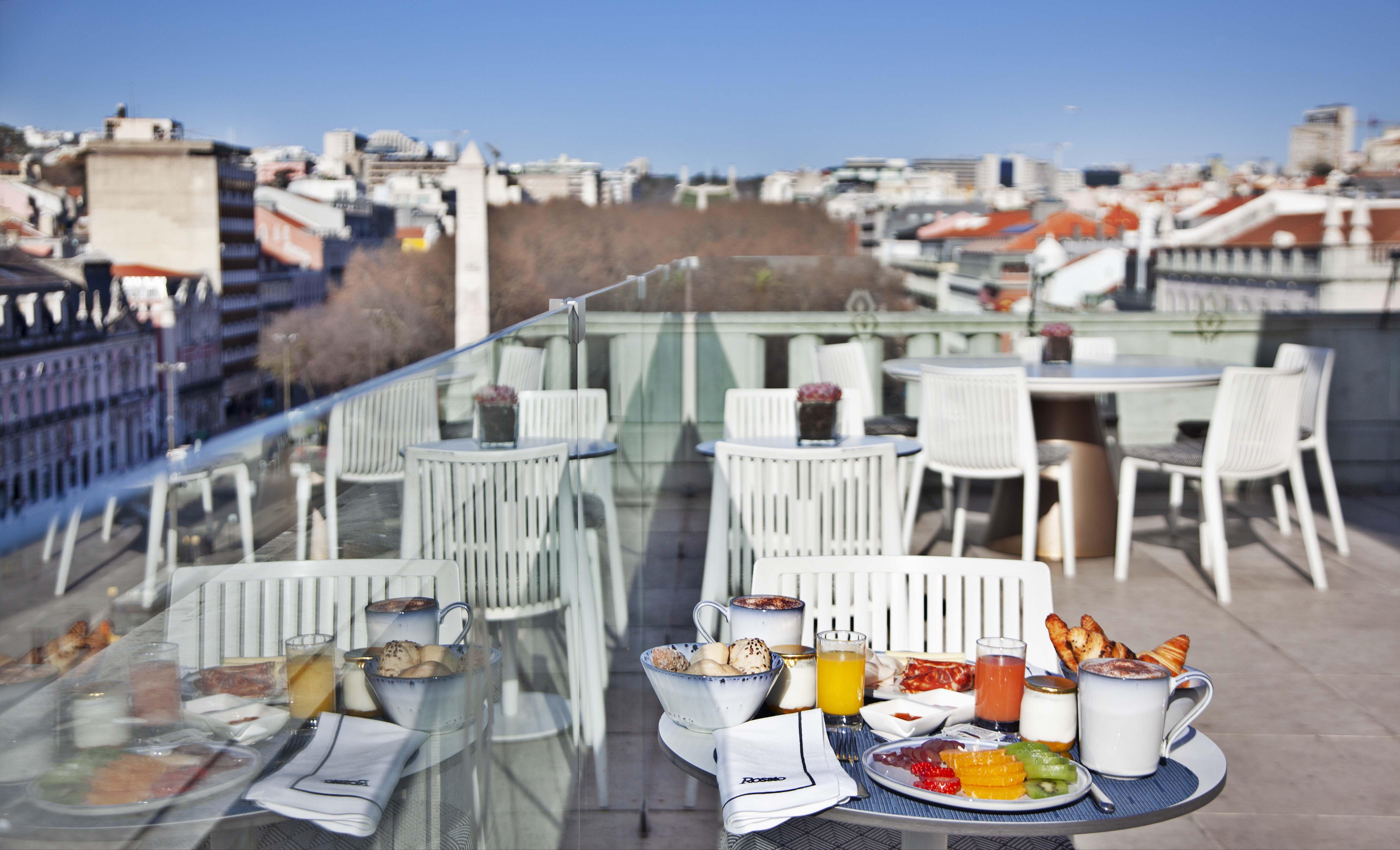 Altis Avenida Hotel Lisbon Luaran gambar Rooftop bar